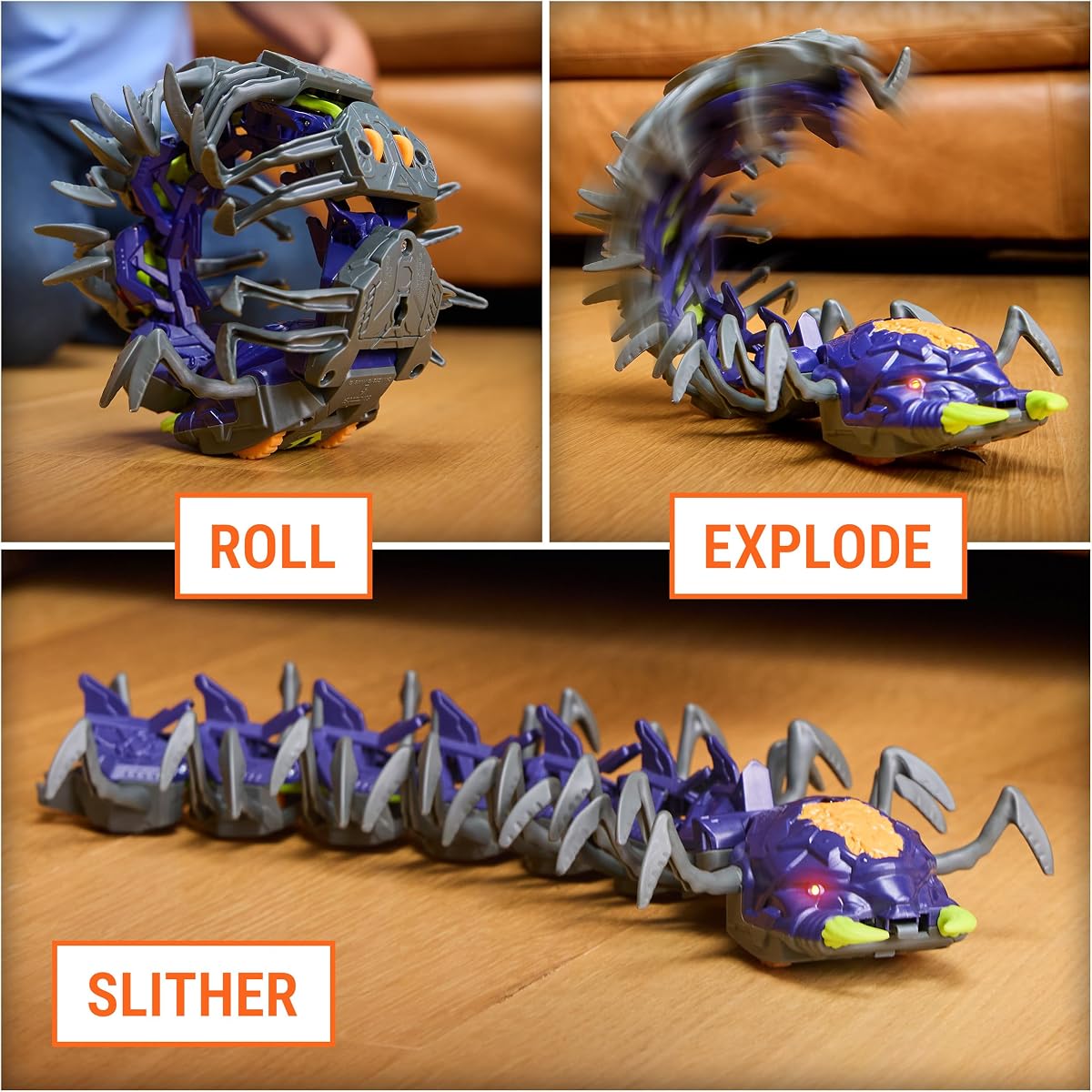 Explodapede Robotic Centipede view 3