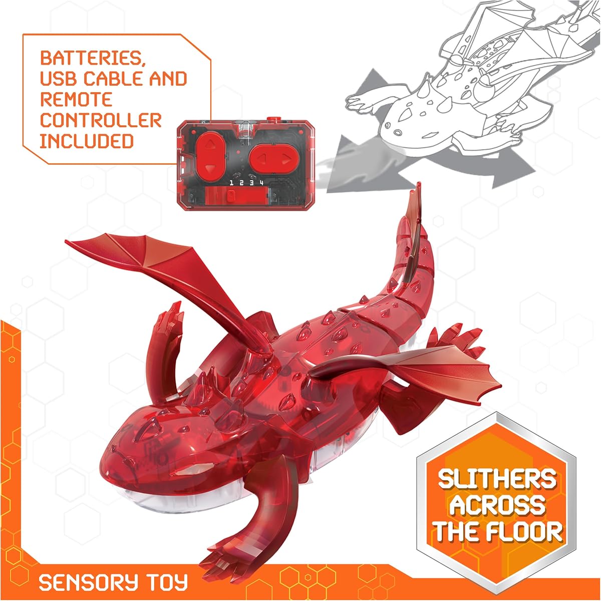 Remote Control Dragon view 3