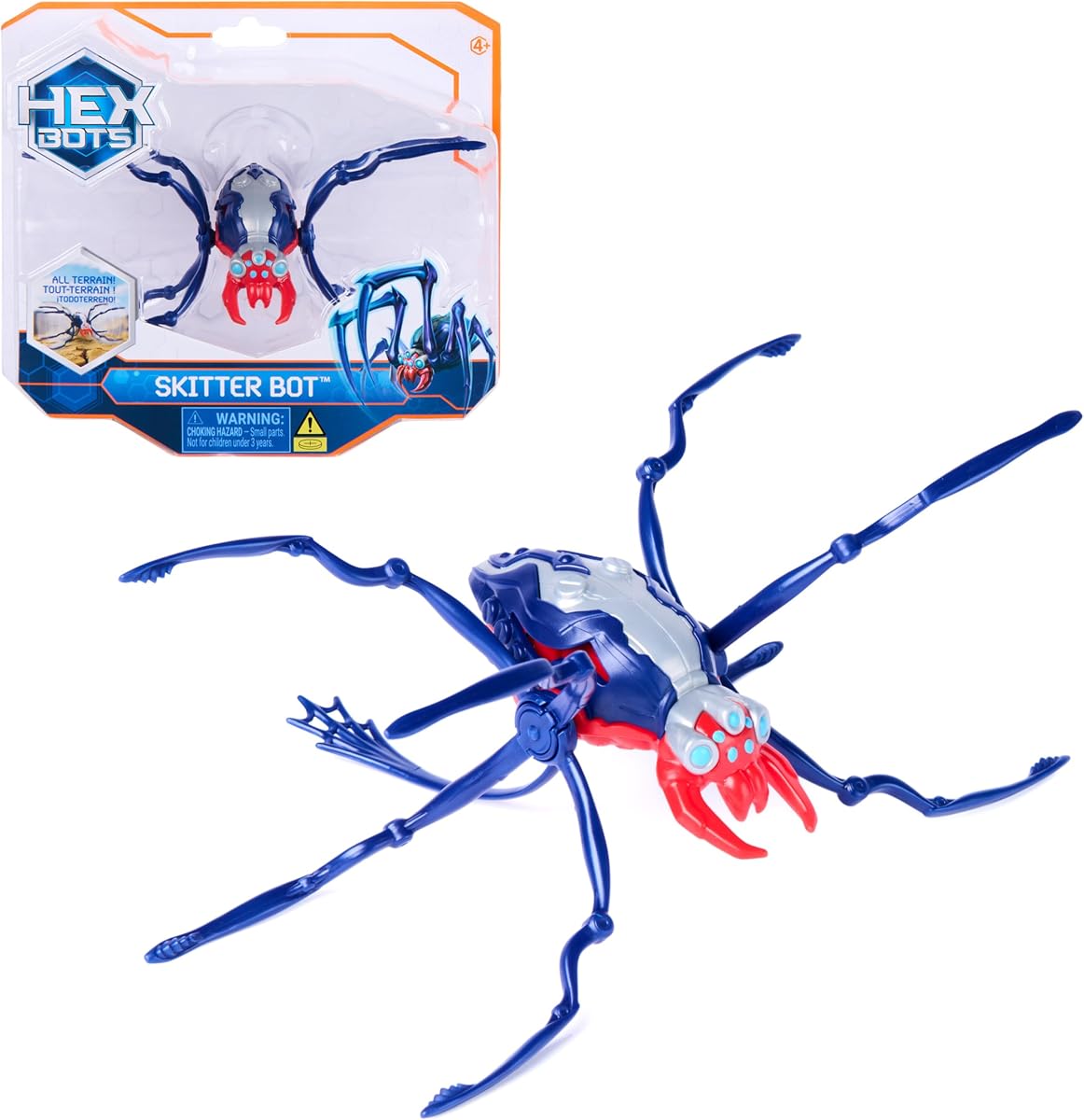 Skitter Bot Spider, Red